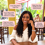 Loose Deep Wave wig with defined loose curls, virgin hair