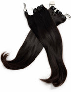 Single donor straight human hair bundles