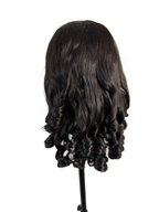 Bouncy HD Lace Wig, natural black human hair