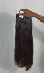 Single donor straight hair bundles video