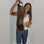 Single donor straight hair bundles video