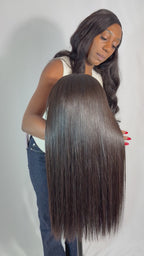 Bone Straight HD Lace Wig video